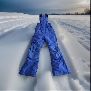 Lands' End Kids Blue Snow Bib